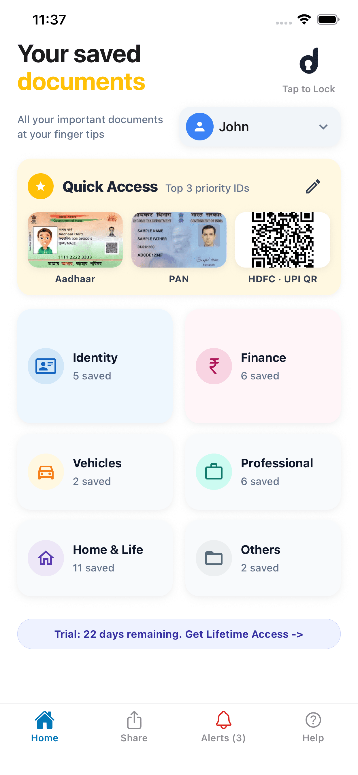 doku app home screen
