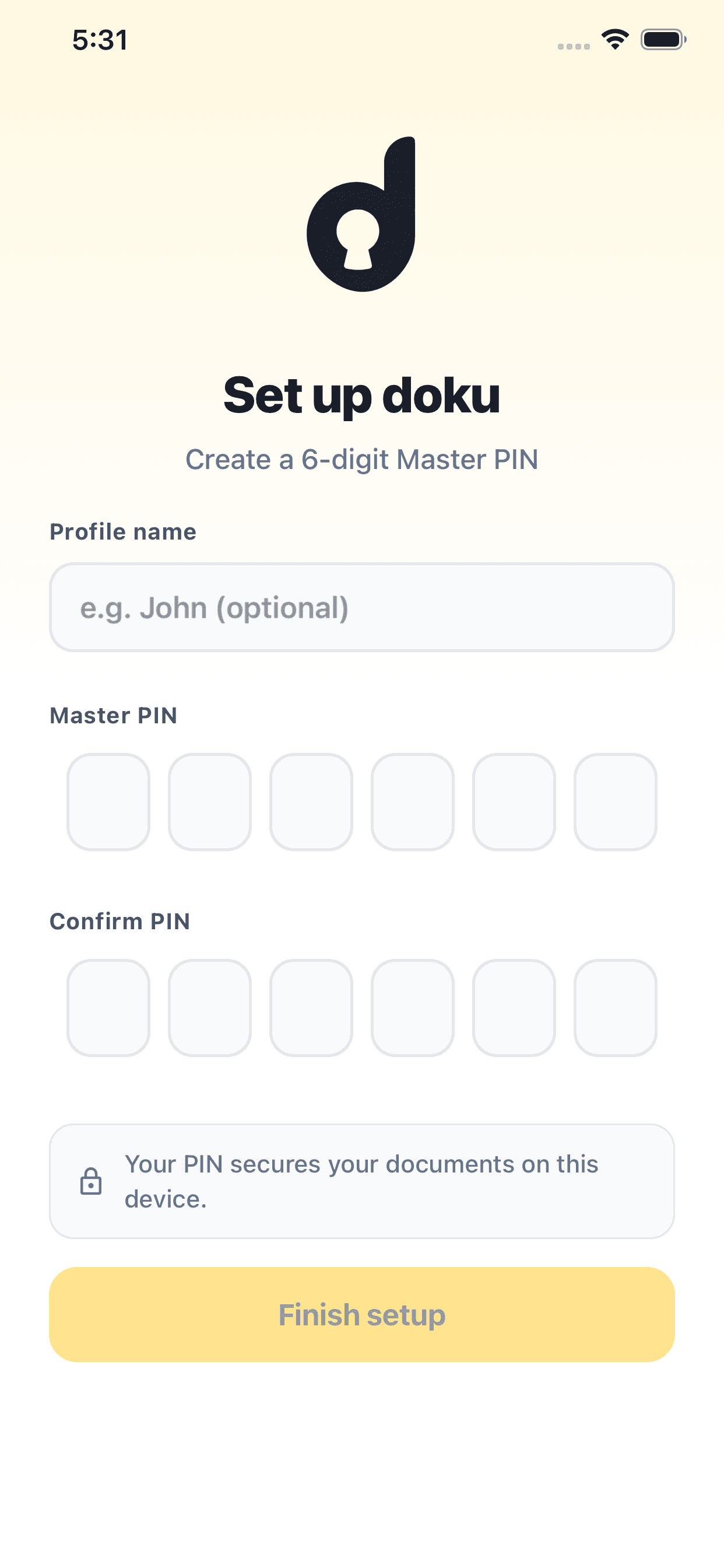 Create doku Locker